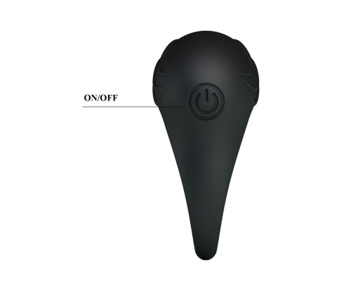 Заказать Черное вибрирующее эрекционное кольцо