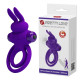 Заказать Фиолетовое эрекционное кольцо с вибростимуляцией клитора Vibrant Penis Ring III