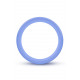 Голубое люминесцентное кольцо Silicone Glo Cock Ring
