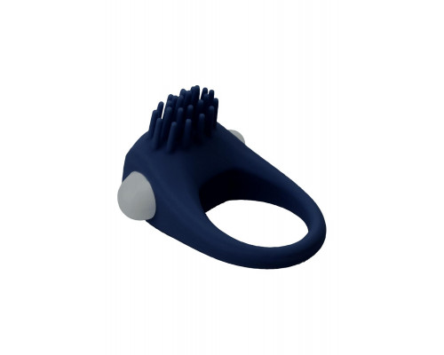 Заказать Синее эрекционное виброкольцо STIMU RING
