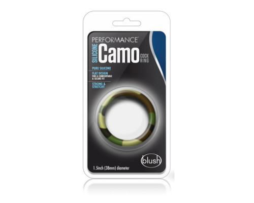 Заказать Эрекционное кольцо камуфляжной расцветки Silicone Camo Cock Ring