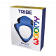 Синее эрекционное кольцо Wooomy Tribeс с вибрацией