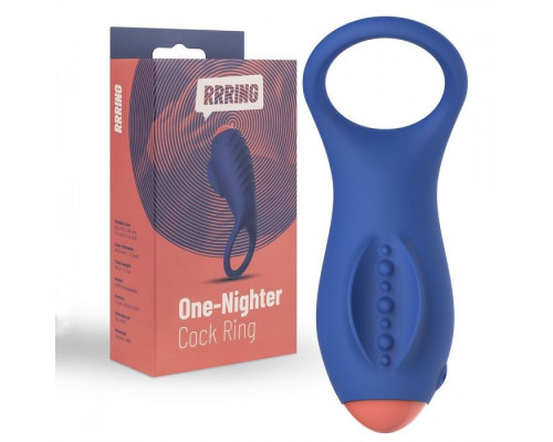 Заказать Синее эрекционное кольцо RRRING One Nighter Cock Ring