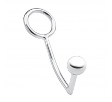 Кольцо на пенис с анальным стимулятором Stainless Steel Anal Hook   Cock Ring