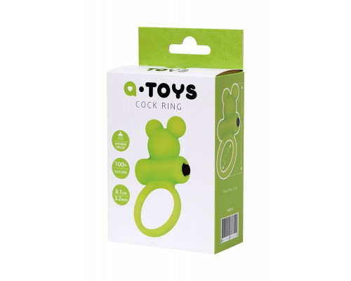 Заказать Зеленое виброкольцо на пенис A-Toys