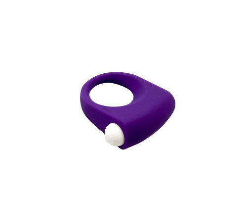 Фиолетовое эрекционное кольцо Puggle Vibrating Ring with Bullet