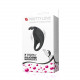 Заказать Чёрное эрекционное кольцо с вибрацией Rabbit Vibrator