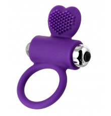 Фиолетовое виброкольцо с ресничками JOS PERY