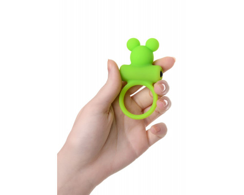 Заказать Зеленое виброкольцо на пенис A-Toys