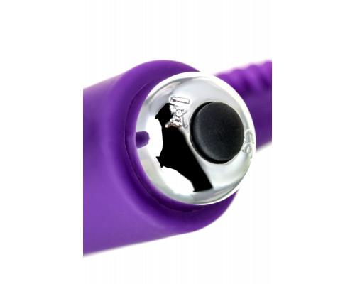 Заказать Фиолетовое виброкольцо с ресничками JOS PERY