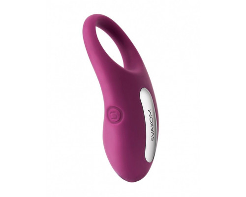 Заказать Фиолетовое эрекционное кольцо Winni с вибрацией и пультом ДУ