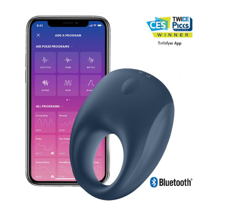 Заказать Эрекционное кольцо Satisfyer Strong One с возможностью управления через приложение