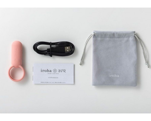 Заказать Коралловое эрекционное кольцо Iroha SVR Coral Pink