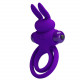 Заказать Фиолетовое эрекционное кольцо с вибростимуляцией клитора Vibrant Penis Ring III