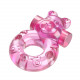 Заказать Розовое эрекционное виброкольцо на пенис Pink Bear
