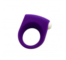 Фиолетовое эрекционное кольцо Puggle Vibrating Ring with Bullet