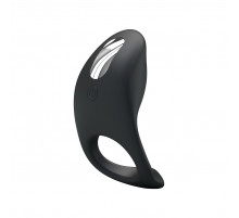 Черное перезаряжаемое эрекционное кольцо Gemma