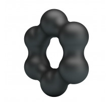 Черное эрекционное кольцо Clauzell