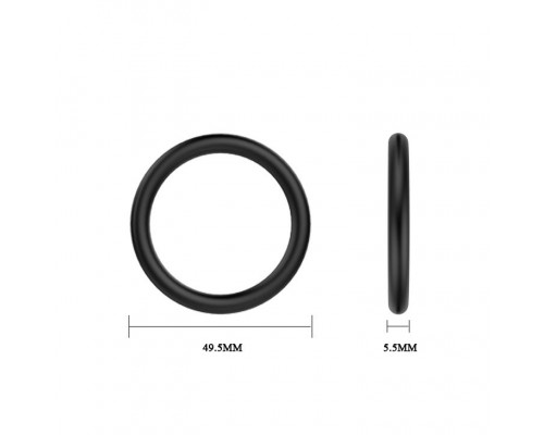 Заказать Набор из 3 чёрных колец различного диаметра