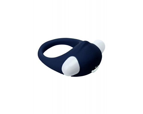 Заказать Гладкое синее эрекционное виброкольцо STIMU RING
