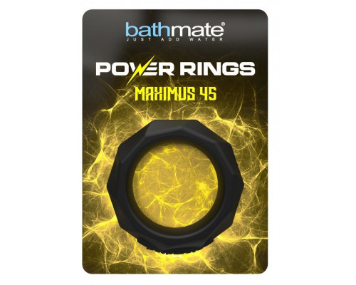 Заказать Черное эрекционное кольцо Maximus 45