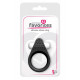 Заказать Чёрное эрекционное кольцо LIT-UP SILICONE STIMU RING 1 BLACK