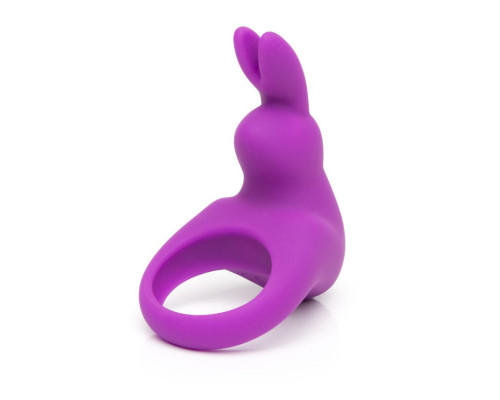 Заказать Фиолетовое эрекционное виброкольцо Happy Rabbit Rechargeable Rabbit Cock Ring