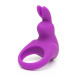 Заказать Фиолетовое эрекционное виброкольцо Happy Rabbit Rechargeable Rabbit Cock Ring
