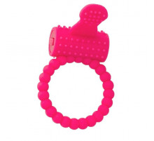 Розовое силиконовое виброкольцо A-toys