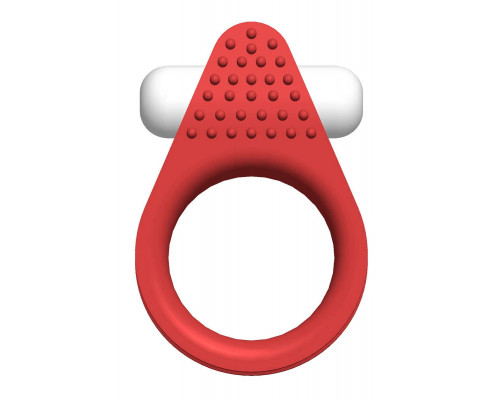 Заказать Красное эрекционное кольцо LIT-UP SILICONE STIMU RING 1 RED