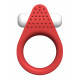 Заказать Красное эрекционное кольцо LIT-UP SILICONE STIMU RING 1 RED