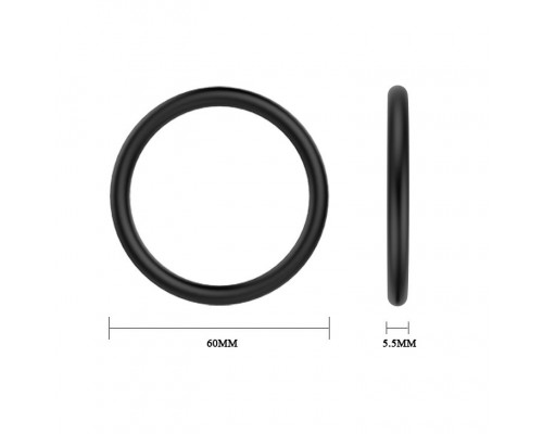 Заказать Набор из 3 чёрных колец различного диаметра