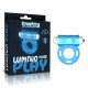 Заказать Голубое, светящееся в темноте эрекционное виброкольцо Lumino Play Vibrating Penis Ring