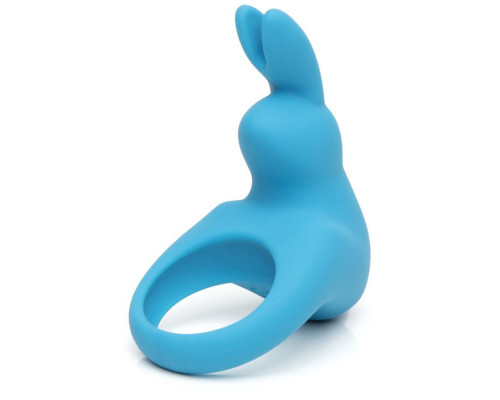Заказать Голубое эрекционное виброкольцо Happy Rabbit Rechargeable Rabbit Cock Ring