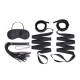 Заказать Эротический набор 4PC Bondage Bed Strap   Flogger Kit