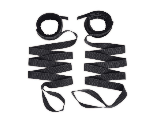 Заказать Эротический набор 4PC Bondage Bed Strap   Flogger Kit