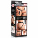 Заказать Телесный полый страпон 2  Erection 28X Smooth Vibrating Silicone Penis Sheath - 16 см.