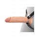 Заказать Полый страпон на ремнях 8’’ Hollow Silicone Strap-on