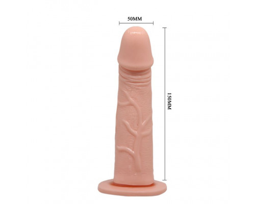 Заказать Реалистичный полый фаллоимитатор на трусиках Ultra Passionate Harness - 15 см.