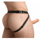 Заказать Телесный полый страпон 2  Erection 28X Smooth Vibrating Silicone Penis Sheath - 16 см.