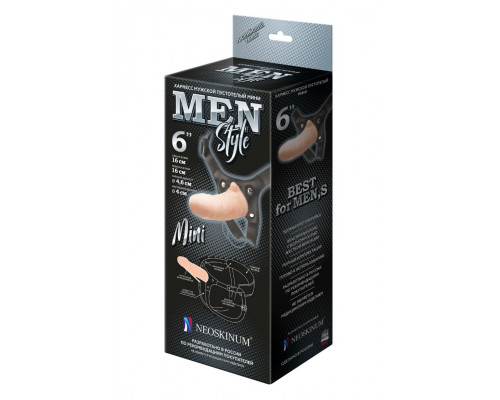 Заказать Пустотелый фаллопротез MEN STYLE - 17,5 см.