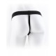Заказать Телесный полый страпон Hollow Strap-On with Balls - 18,9 см.