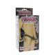 Заказать Мужской фаллопротез с вибрацией ROBOTIC MALE STRAP-ON BLACK - 17 см.