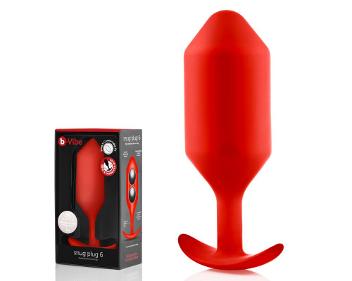 Заказать Красная пробка для ношения Snug Plug 6 - 18,5 см.