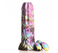 Фантазийный фаллоимитатор Dragon Spawn Dragon Ovipositor Silicone Dildo with Eggs - 18,5 см.