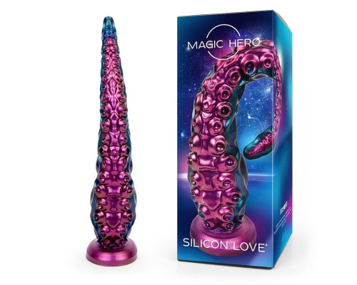 Заказать Фантазийный фаллоимитатор-щупальце на присоске - 33 см.