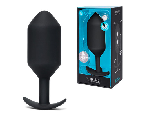 Заказать Черная пробка для ношения Snug Plug 7 - 18 см.