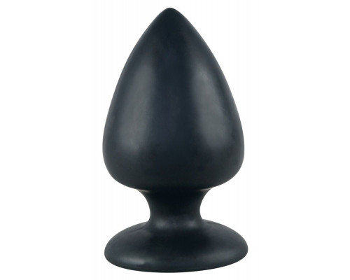 Заказать Большая чёрная анальная втулка Black Velvet Extra XL - 14 см.