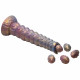 Заказать Фантазийный фаллоимитатор Deep Invader Tentacle Ovipositor Silicone Dildo with Eggs - 22,9 см.