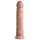 Заказать Телесный фаллоимитатор-реалистик King Cock Ellite Dual Density - 28 см.